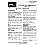 Toro 21-inch 22685 Mower manual cover