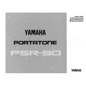 Yamaha PSR-90 Keyboard manual cover