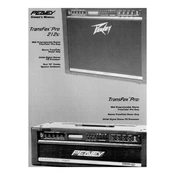 Peavey TransFex Pro Amplifier manual cover