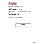 Mitsubishi COC1-A02D1 Relay manual cover