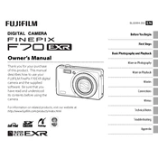 Fujifilm FinePix F75EXR Camera manual cover