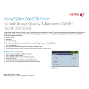 Xerox Color C60 SIQA Printer manual cover