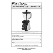 Back To Basics L5737 76630 Blender manual cover