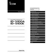 Icom ID-5100A Transceiver manual cover