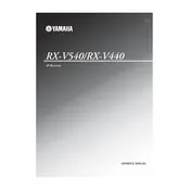 Yamaha RX-V440 Receiver manual cover