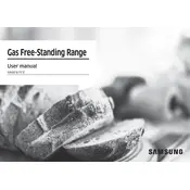 Samsung NX60A6751SG Cooker manual cover