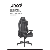 ADX Firebase ARACEPK20 Chair manual cover