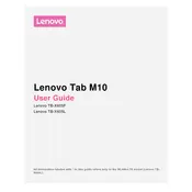 Lenovo TAB M10 TB-X605F Tablet manual cover