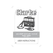 Clarke 6260110 CBT500 500AMP Battery Tester manual cover