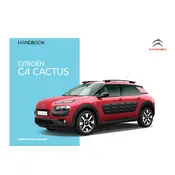 Citroën C4 Cactus 2012 Crossover manual cover