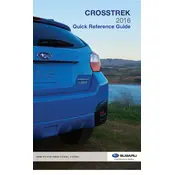 Subaru Crosstrek 2.0i Limited 2016 manual cover