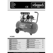 Scheppach HC50Si 5906130901 Compressor manual cover