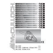 McCulloch California 40 CC manual cover