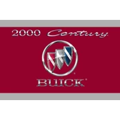 Buick Century 2000 manual cover