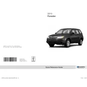 Subaru Forester 2.5X Limited 2013 manual cover