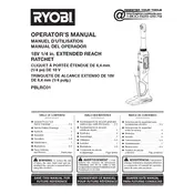 Ryobi PBLRC01 Ratchet manual cover