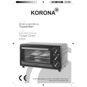 Korona 57003 Oven manual cover