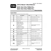 Toro Z Master Z593-D 74264 Mower manual cover