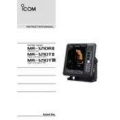 Icom MR-1210RII Radar manual cover