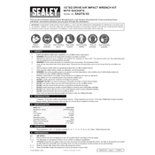 Sealey SA2 Impact Wrench manual cover