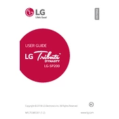 LG Tribute Dynasty LG-SP200 LGSP200 Boost Phone manual cover