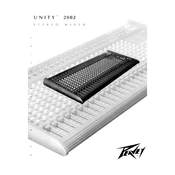 Peavey Unity 2002 Mixer manual cover