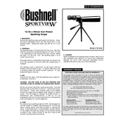 Bushnell 781236 Scope manual cover