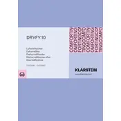 Klarstein DRYFY 10 10032040 Dehumidifier manual cover