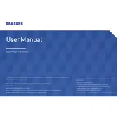 Samsung LU32J590UQNXZA Monitor manual cover