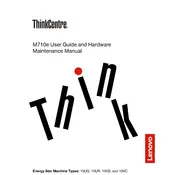 Lenovo ThinkCentre M710e Computer manual cover