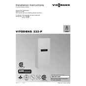 Viessmann Vitodens 222-F B2TA Series 19 Boiler manual cover