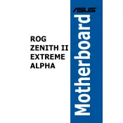 ASUS ROG Zenith II Extreme Alpha Motherboard manual cover