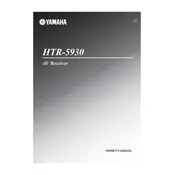 Yamaha HTR-5930 Receiver manual cover