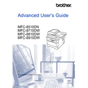 Brother MFC-8510DN Advanced manual cover