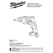 Milwaukee M18 Fuel 2866-20 Driver manual cover