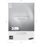 Samsung WF457ARGS Washing Machine manual cover