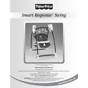 Fisher Price Mattel Smart Response B3469 Swing manual cover