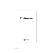 Toyota Supra 2020 Sports Car manual cover