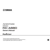 Yamaha RX-A680 Receiver manual cover