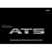 Cadillac ATS 2016 manual cover