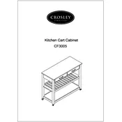 Crosley CF3005 Cart manual cover