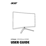 Acer CB2 ED320QR Monitor manual cover