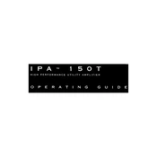 Peavey IPA 150T Amplifier manual cover