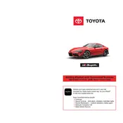 Toyota Supra Connected Services 2020 Sports Car manual cover