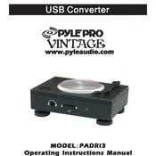 Pyle PADRI3 Audio Converter manual cover