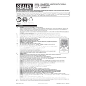 Sealey CD2005T.V3 Heater manual cover