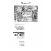 Brandt BFU662LNW Refrigerator manual cover