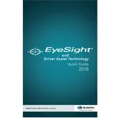 Subaru Crosstrek 2.0i Limited Eyesight 2018 manual cover