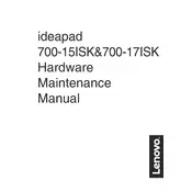 Lenovo IdeaPad 700-17ISK Laptop manual cover