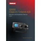 Simrad Inland AIS V5035 Transponder manual cover